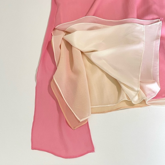 Rag & Bone Cubana Dress Silk Georgette Sleeveless Midi Carnation Pink 0 XS - Picture 13 of 16